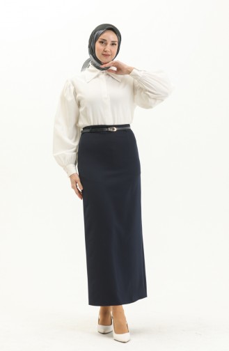 Navy Blue Skirt 5052NRS.LCV
