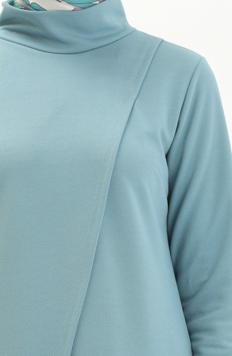 Tesettür Tunik Pantolon Takım 8075-02 Mavi