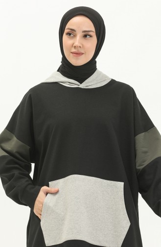 Kangaroo Pocket Sweatshirt 99256-01 Black 99256-01