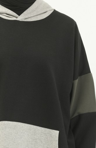 Kangaroo Pocket Sweatshirt 99256-01 Black 99256-01