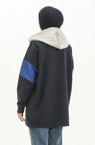 Kanguru Cepli Sweatshirt 99256-02 Lacivert