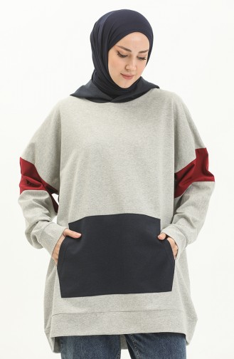 Kangaroo Pocket Sweatshirt 99256-03 Gray 99256-03