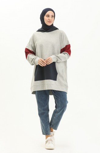 Kangaroo Pocket Sweatshirt 99256-03 Gray 99256-03