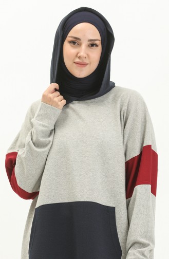 Kangaroo Pocket Sweatshirt 99256-03 Gray 99256-03