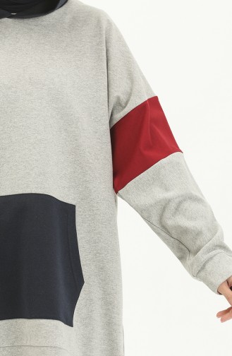 Kangaroo Pocket Sweatshirt 99256-03 Gray 99256-03