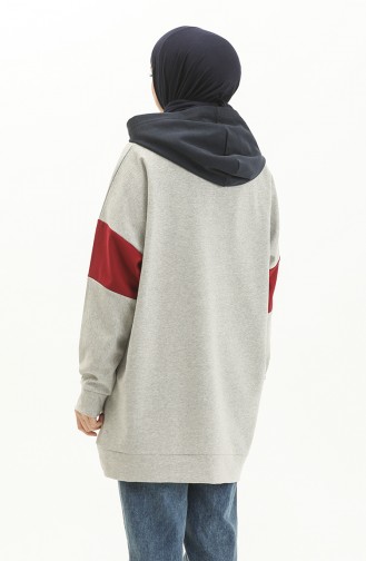 Kangaroo Pocket Sweatshirt 99256-03 Gray 99256-03
