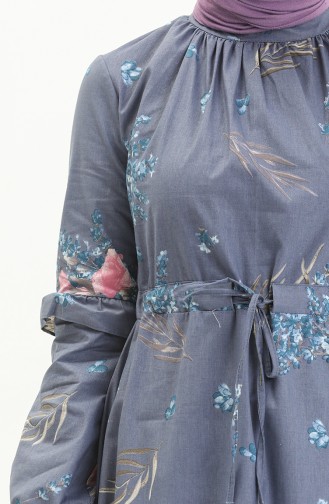 Blau Hijab Kleider 0001-03