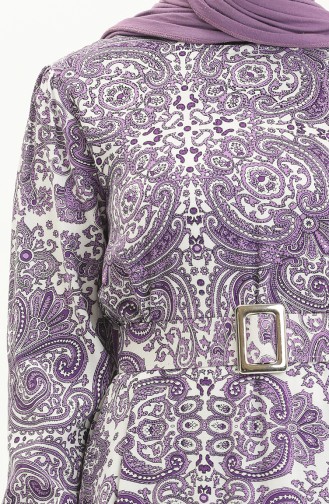 Purple İslamitische Jurk 2433-01