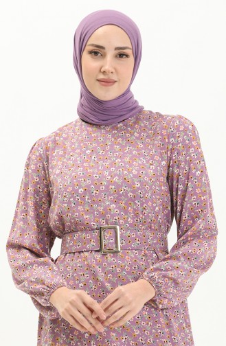 Lilac İslamitische Jurk 2440-02