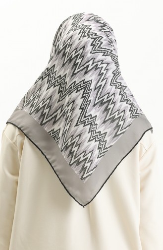 Minelli Soft Scarf 111231-06 Gray Black 111231-06