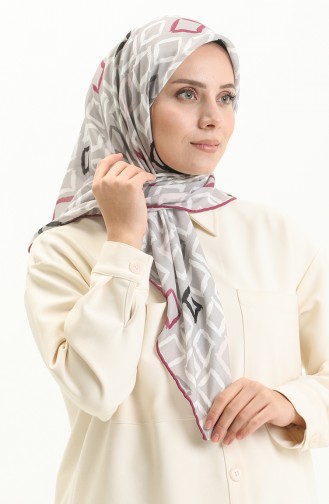 Minelli Soft Scarf 111242-10 Gray Plum 111242-10