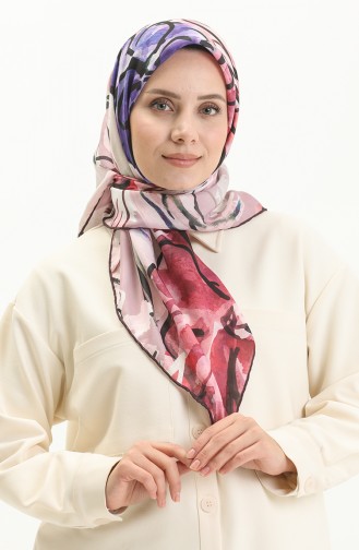 Minelli Soft Eşarp 11170-07 Mürdüm Pudra