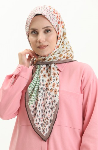 Minelli Soft Scarf 2023-03 Smoke Colored Brown 2023-03