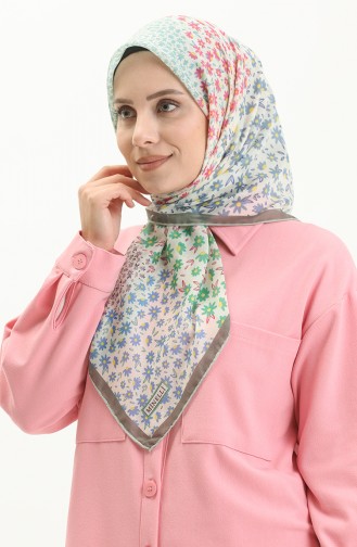 Minelli Soft Eşarp 2023-07 Çağla Yeşili Küf Yeşili