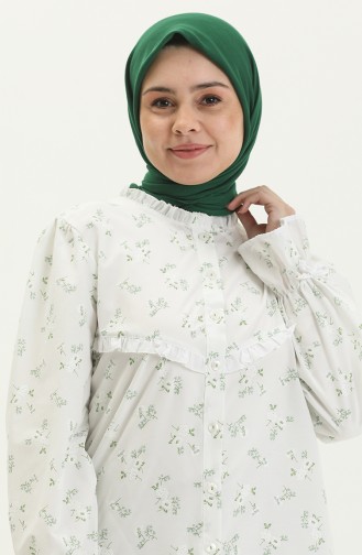 Green Overhemdblouse 15052-01