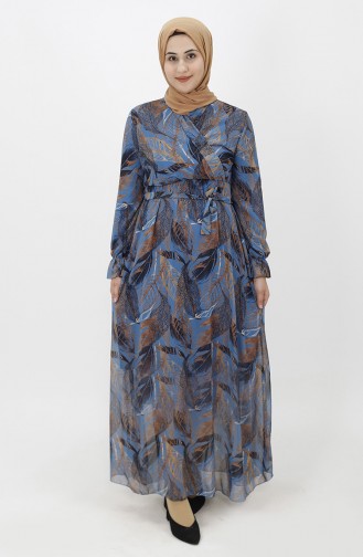 Indigo Hijab Kleider 8026-02