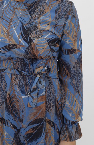 Indigo Hijab Kleider 8026-02