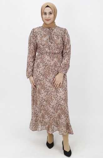 Gems Hijab Dress 8009-02