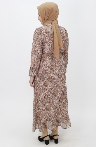 Stein Hijab Kleider 8009-02