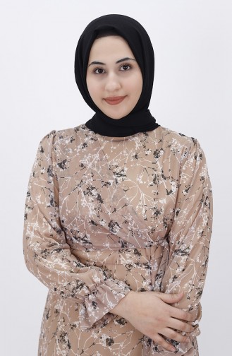 Stein Hijab Kleider 8024-02