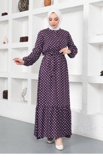 Lila Hijab Kleider 0275SGS.LLA