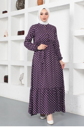 Lila Hijab Kleider 0275SGS.LLA