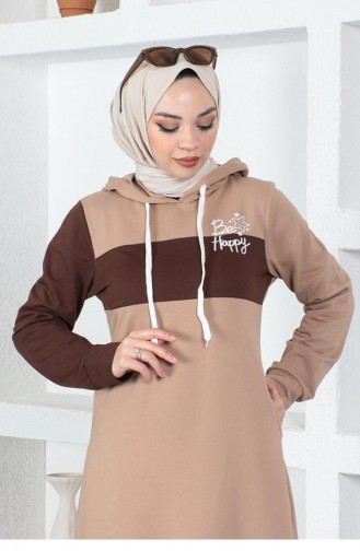 Nerz Hijab Kleider 2038MG.VZN