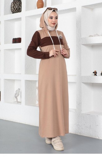 Nerz Hijab Kleider 2038MG.VZN