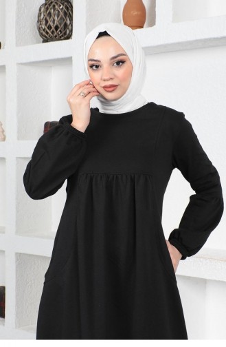 Black Hijab Dress 2039MG.SYH