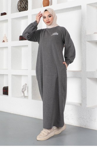 Anthracite Hijab Dress 2040MG.ANT