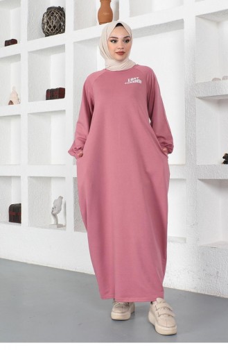 Şalvar Model Salaş Elbise Gül Kurusu