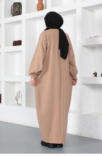Şalvar Model Salaş Elbise Vizon
