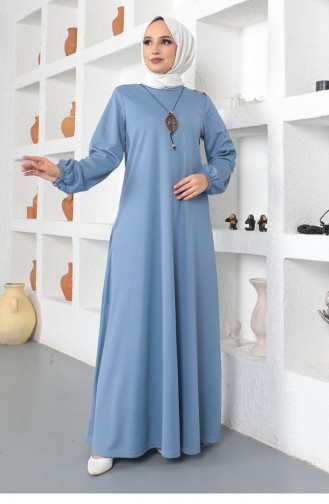 Robe Hijab Bleu Bébé 2041MG.BBM