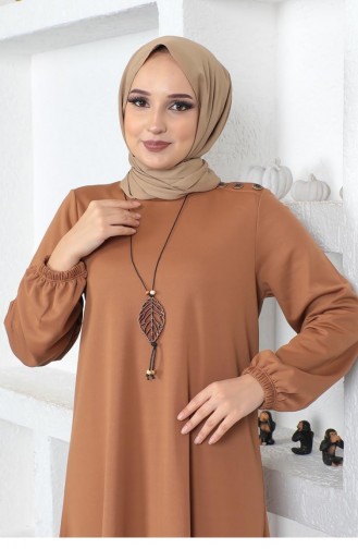 Tabak Hijab Kleider 2041MG.TAB