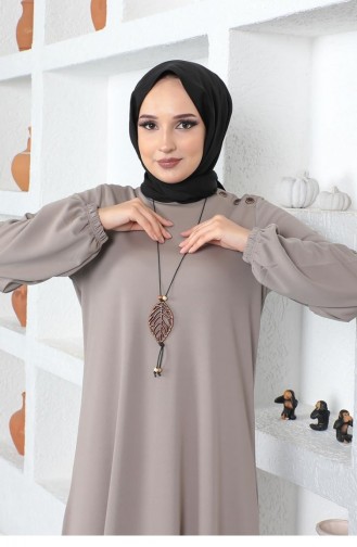 Nerz Hijab Kleider 2041MG.VZN