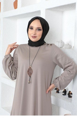 Nerz Hijab Kleider 2041MG.VZN