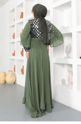 Habillé Hijab Khaki 14130