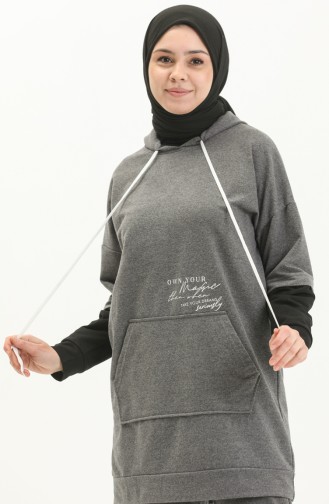 Yazı Baskılı Spor Takım Antrasit