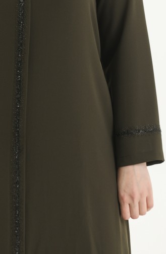 Khaki Abaya 5054-04