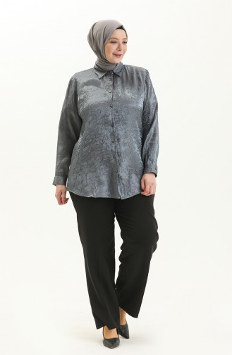 Chemise Grande Taille 3612-02 Gris 3612-02