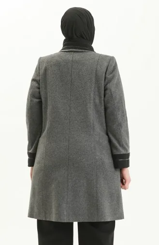 Plus Size Cachet Coat 0328-06 Gray 0328-06
