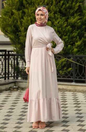Robe Hijab Poudre 4355