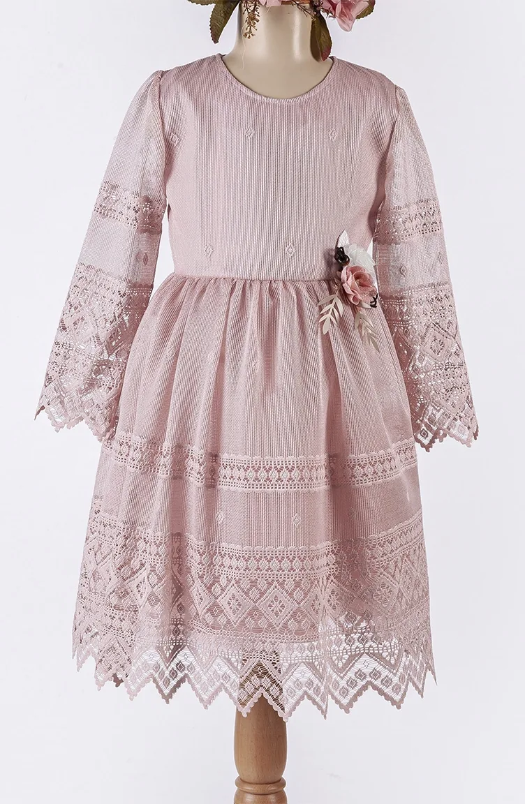 Robe Enfant Poudre 2416DNTL-03
