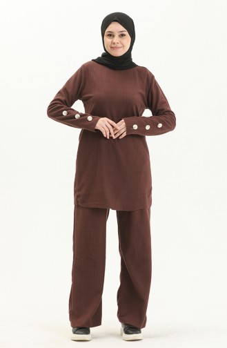 Vanessa İkili Takım 430 Kahve