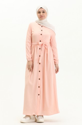 Powder Hijab Dress 2860