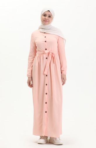Powder Hijab Dress 2860