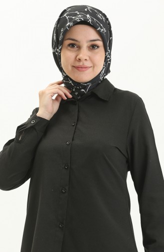 Black Overhemdblouse 6420