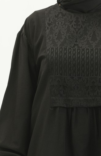 Dantelli Tunik 15062-03 Siyah