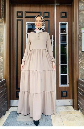 Mink Hijab Dress 0229SGS.VZN
