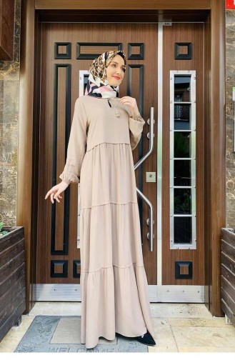 Mink Hijab Dress 0229SGS.VZN